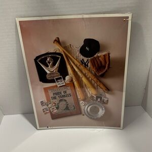 1993 NO.12 Whitey Ford, New York Yankees “Chairman Of The Board” Print W/COA.